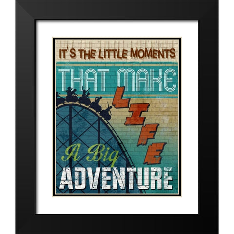 A Big Adventure Black Modern Wood Framed Art Print with Double Matting by Knutsen, Conrad