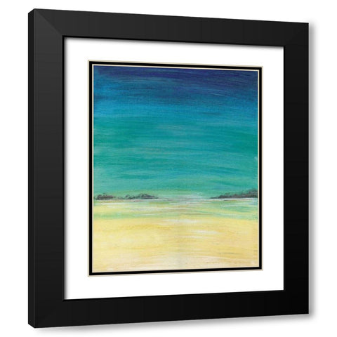 Tropics I Black Modern Wood Framed Art Print with Double Matting by Coopersmith, Justin