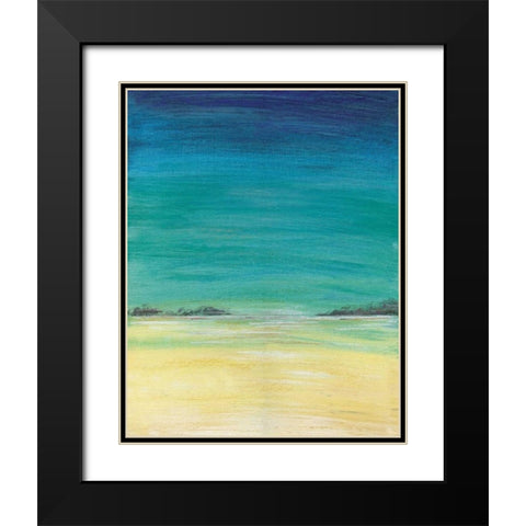 Tropics I Black Modern Wood Framed Art Print with Double Matting by Coopersmith, Justin