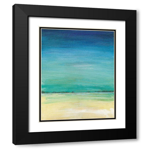 Tropics II Black Modern Wood Framed Art Print with Double Matting by Coopersmith, Justin