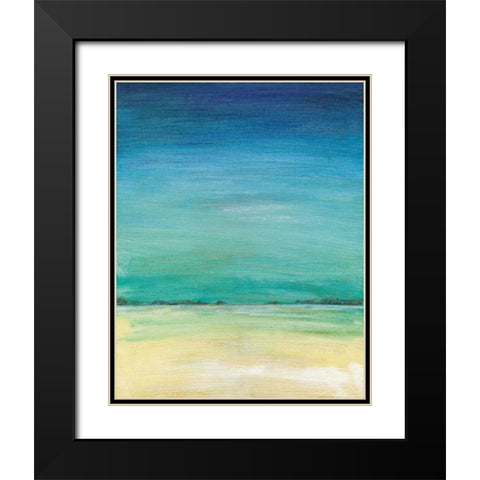 Tropics II Black Modern Wood Framed Art Print with Double Matting by Coopersmith, Justin