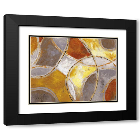 Catching Light Black Modern Wood Framed Art Print with Double Matting by Nan