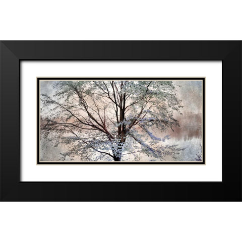 Dreamin of Spring Black Modern Wood Framed Art Print with Double Matting by Weisz, Irene