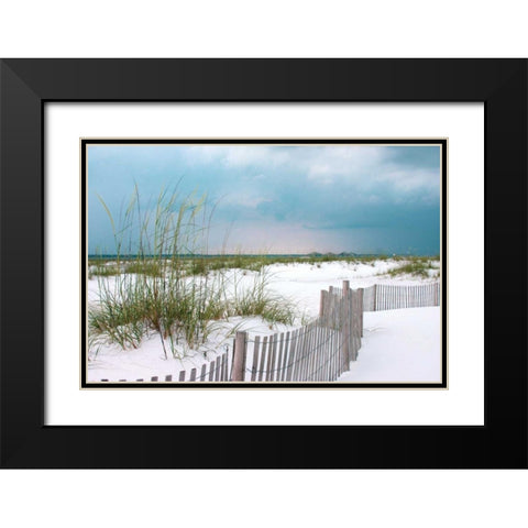 Sunset Isle II Black Modern Wood Framed Art Print with Double Matting by Delimont, Danita