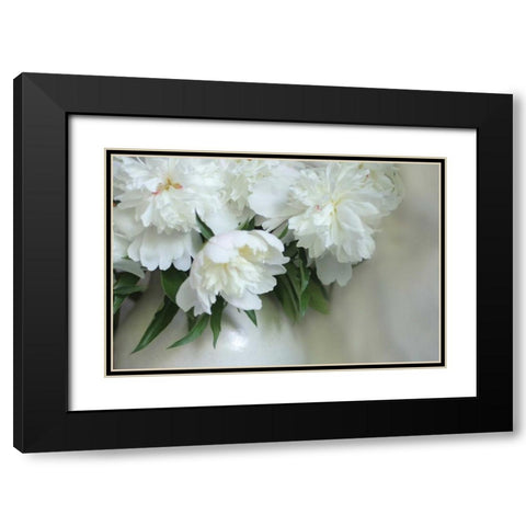 Cottage Bouquet Black Modern Wood Framed Art Print with Double Matting by Delimont, Danita