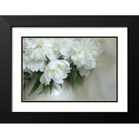 Cottage Bouquet Black Modern Wood Framed Art Print with Double Matting by Delimont, Danita