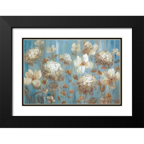 Garden Fair Black Modern Wood Framed Art Print with Double Matting by Nan