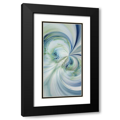 Dahlia Duo Black Modern Wood Framed Art Print with Double Matting by Delimont, Danita
