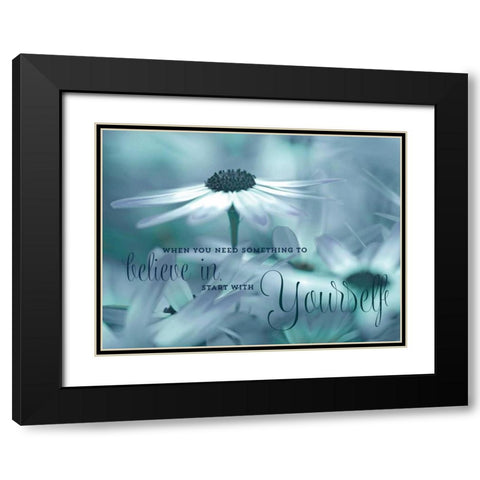 Believe In Yourself Black Modern Wood Framed Art Print with Double Matting by Delimont, Danita