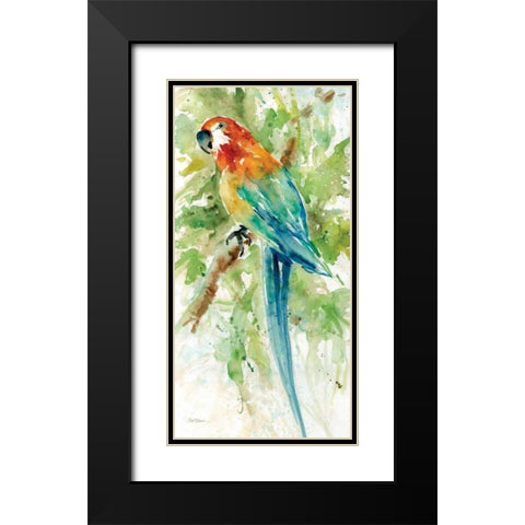 Island Beauty II Black Modern Wood Framed Art Print with Double Matting by Robinson, Carol