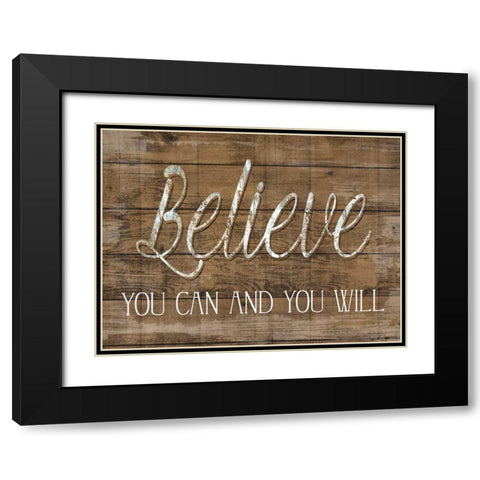 Weathered Wood Black Modern Wood Framed Art Print with Double Matting by Donovan, Kelly