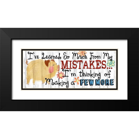 Ive Learned Black Modern Wood Framed Art Print with Double Matting by Knutsen, Conrad