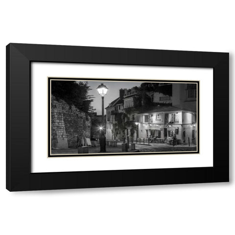 Twilight at Maison Black Modern Wood Framed Art Print with Double Matting by Delimont, Danita