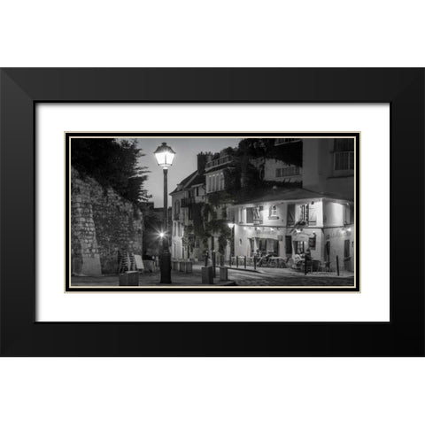 Twilight at Maison Black Modern Wood Framed Art Print with Double Matting by Delimont, Danita