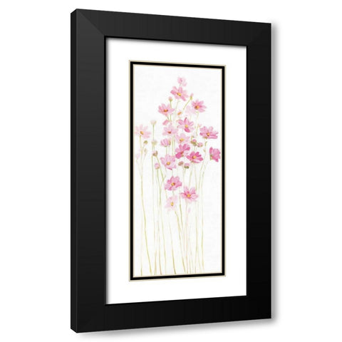 Pretty in Pink I Black Modern Wood Framed Art Print with Double Matting by Swatland, Sally