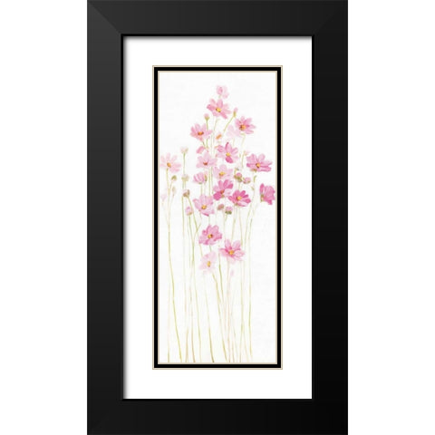 Pretty in Pink I Black Modern Wood Framed Art Print with Double Matting by Swatland, Sally