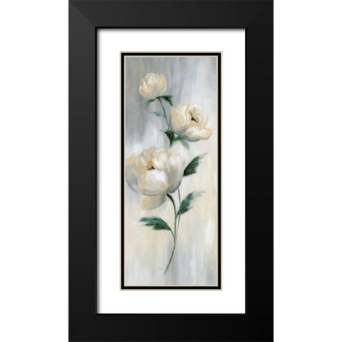 Carolina Springs Bloom II Black Modern Wood Framed Art Print with Double Matting by Nan