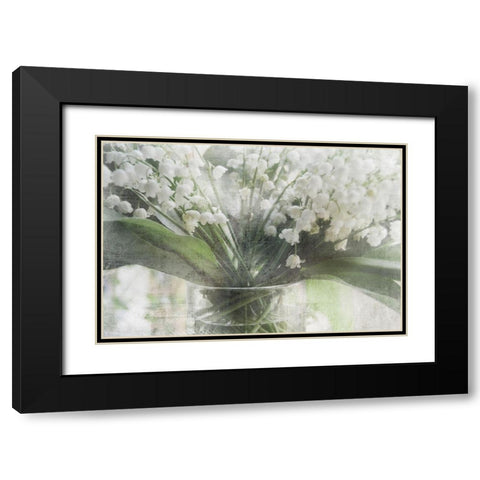 Spring Bells II Black Modern Wood Framed Art Print with Double Matting by Weisz, Irene
