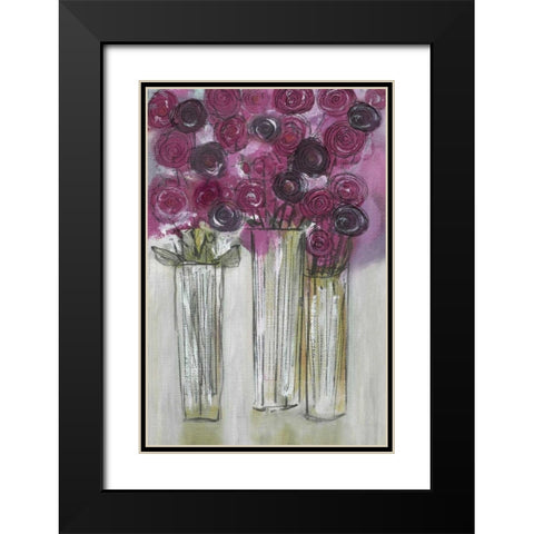 Tuscan Light Black Modern Wood Framed Art Print with Double Matting by Jill, Susan