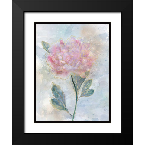 Stained Glass Black Modern Wood Framed Art Print with Double Matting by Robinson, Carol