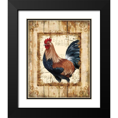 Country Fresh Black Modern Wood Framed Art Print with Double Matting by Knutsen, Conrad