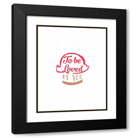 How Sweet It Is Black Modern Wood Framed Art Print with Double Matting by CAD Designs