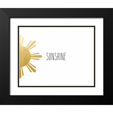 You Are My Black Modern Wood Framed Art Print with Double Matting by CAD Designs