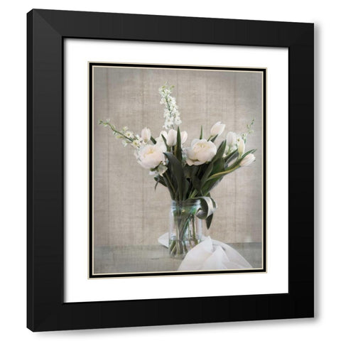 Farmhouse Bouquet II Black Modern Wood Framed Art Print with Double Matting by Delimont, Danita