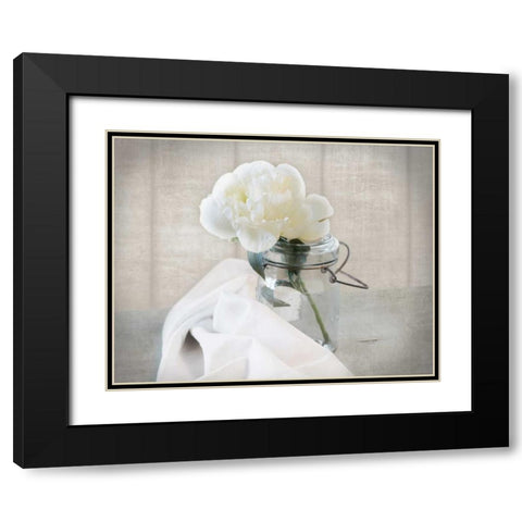 Mason Jar Bloom I Black Modern Wood Framed Art Print with Double Matting by Delimont, Danita