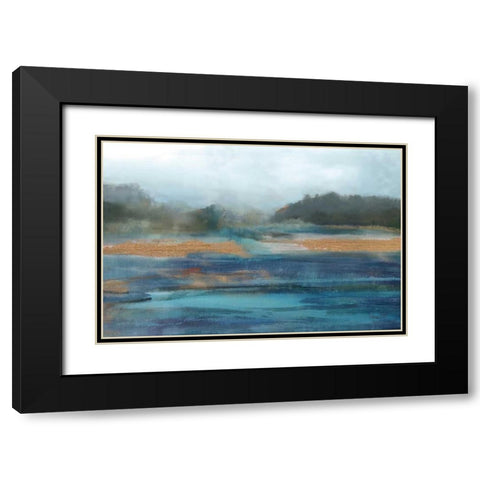 Cold Spring Black Modern Wood Framed Art Print with Double Matting by Jill, Susan