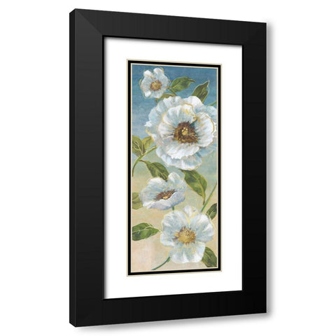 Poppy Paradise II Black Modern Wood Framed Art Print with Double Matting by Nan