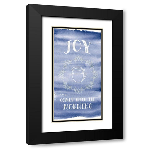 Morning Joy Black Modern Wood Framed Art Print with Double Matting by Murray, Amanda