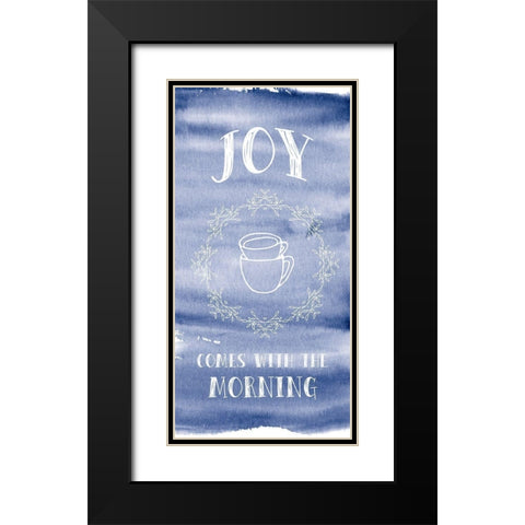 Morning Joy Black Modern Wood Framed Art Print with Double Matting by Murray, Amanda
