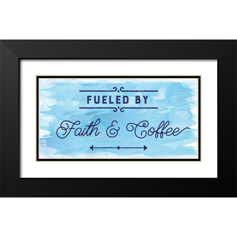 Fueled By Black Modern Wood Framed Art Print with Double Matting by Murray, Amanda