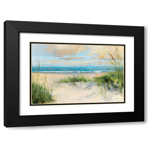 Catching The Wind Black Modern Wood Framed Art Print with Double Matting by Swatland, Sally