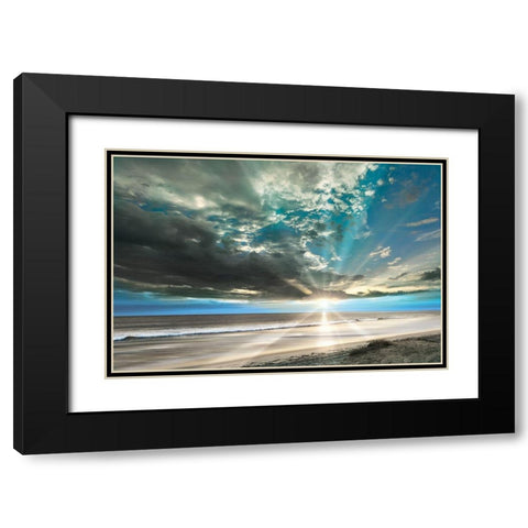 Pacific Coast Black Modern Wood Framed Art Print with Double Matting by Delimont, Danita