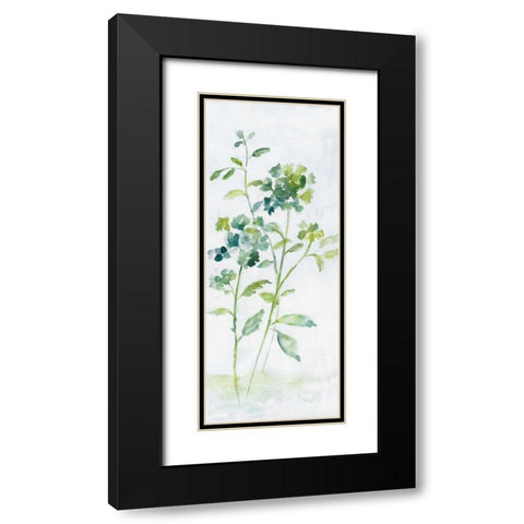 Meadow Silhouette I Black Modern Wood Framed Art Print with Double Matting by Nan