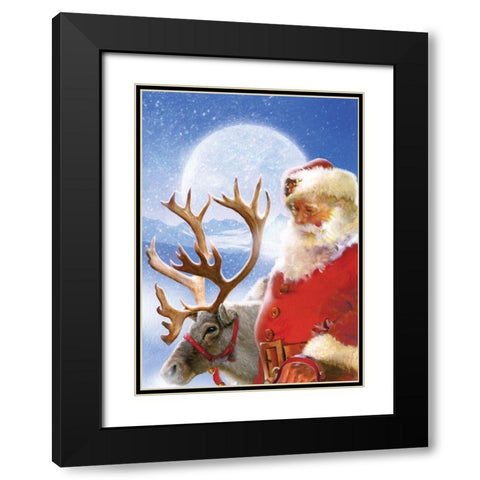 Harnessing Up Black Modern Wood Framed Art Print with Double Matting by Mendez, Simon