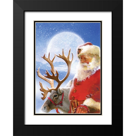 Harnessing Up Black Modern Wood Framed Art Print with Double Matting by Mendez, Simon