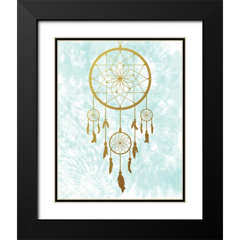 Dreamcatcher Black Modern Wood Framed Art Print with Double Matting by Murray, Amanda