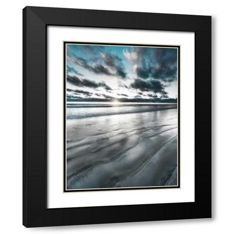 Silver Sun Black Modern Wood Framed Art Print with Double Matting by Delimont, Danita