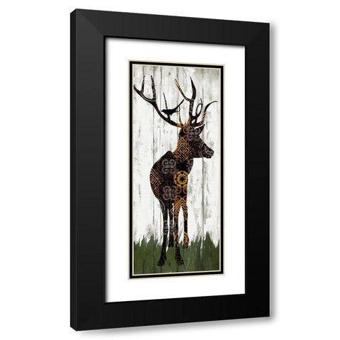Country Boho I Black Modern Wood Framed Art Print with Double Matting by Knutsen, Conrad