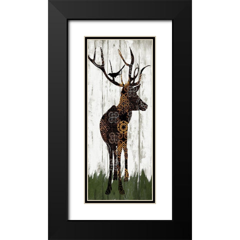 Country Boho I Black Modern Wood Framed Art Print with Double Matting by Knutsen, Conrad