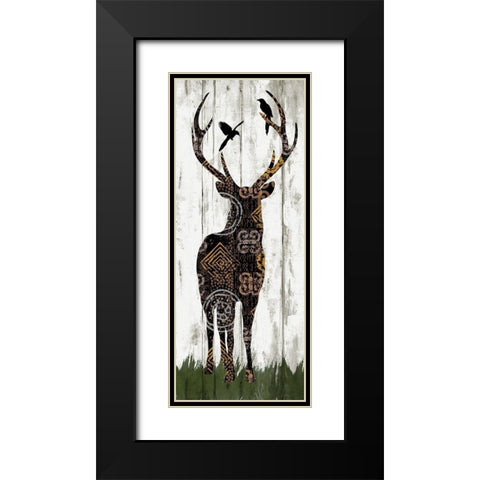 Country Boho II Black Modern Wood Framed Art Print with Double Matting by Knutsen, Conrad