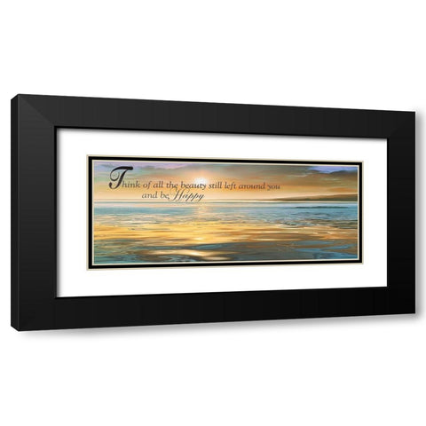 All The Beauty Black Modern Wood Framed Art Print with Double Matting by Calascibetta, Mike