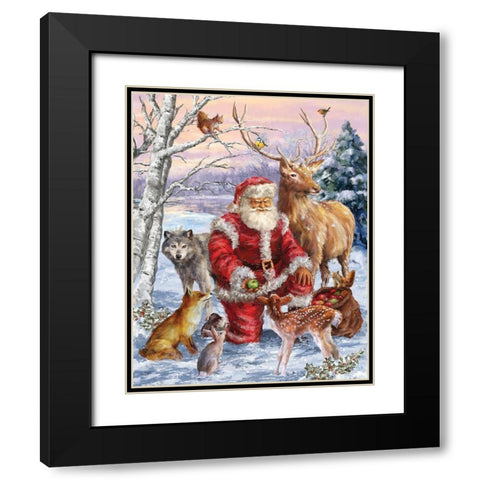 Winter Break Black Modern Wood Framed Art Print with Double Matting by Corti, Marcello