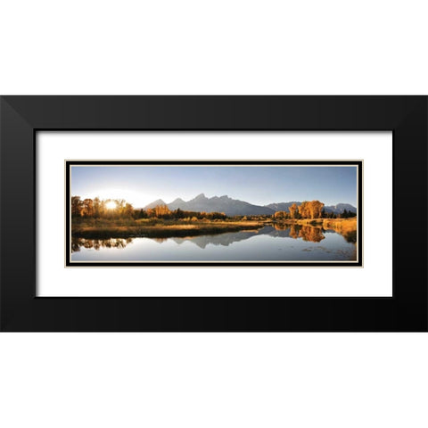 Landing on Snake Black Modern Wood Framed Art Print with Double Matting by Delimont, Danita