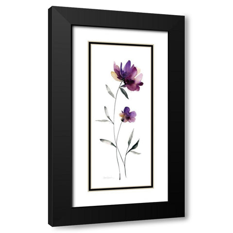 Perfect Purple II Black Modern Wood Framed Art Print with Double Matting by Robinson, Carol