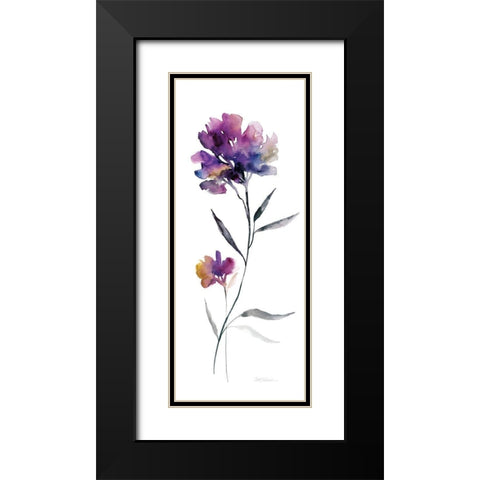 Perfect Purple III Black Modern Wood Framed Art Print with Double Matting by Robinson, Carol