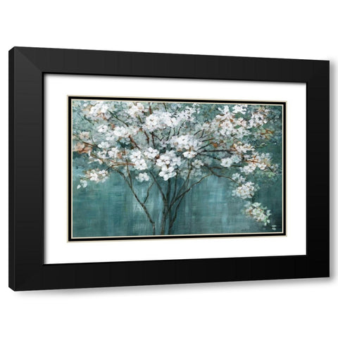 Natures Promise Black Modern Wood Framed Art Print with Double Matting by Nan